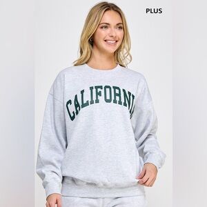PLUS SIZE CREWNECK SWEATER